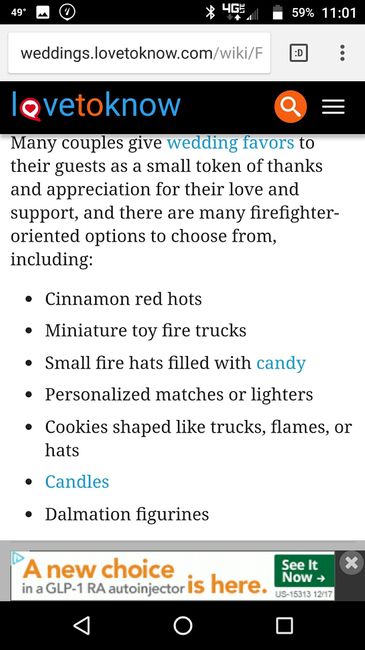 Favors for Guests- Firefighter Themed? 1