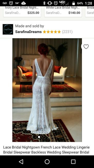 Wedding Night Lingerie - how did you find yours? 1