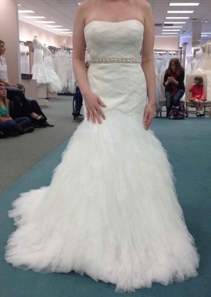 How did you pick your wedding dress?