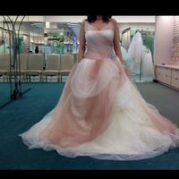 Non-white wedding dress