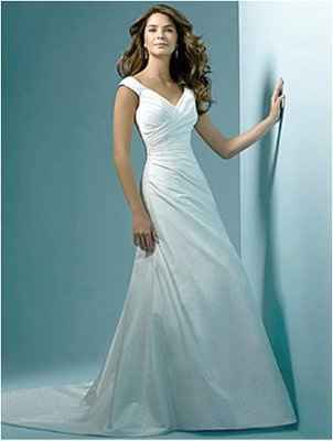 So you said yes to the dress.... now let's see it! :)