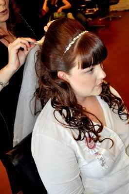 Wearing hair down for the wedding!?!?