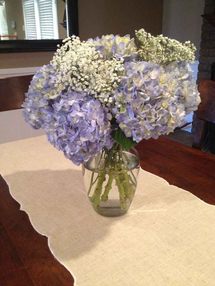 DIY Hydrangea Centerpieces??