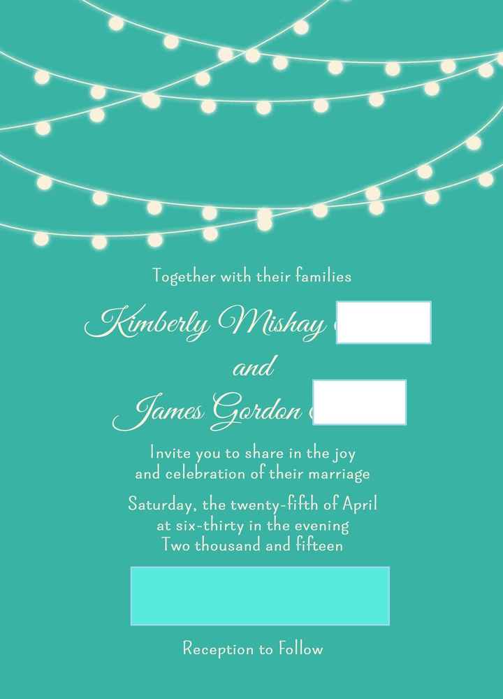 SHOW ME YOUR : Wedding Invitations / RSVP Cards!