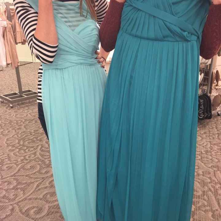 Bridesmaids dresses