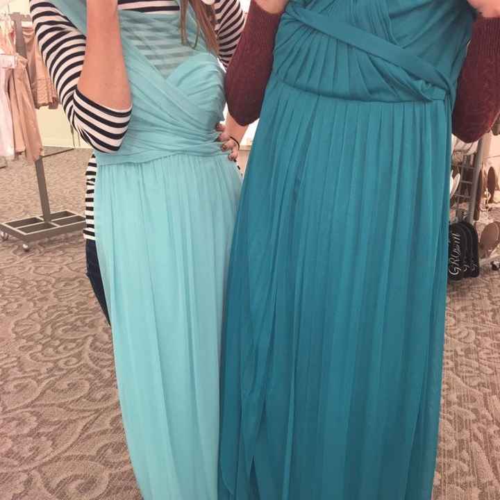 Mismatched BM dresses - help with ordering color swatches