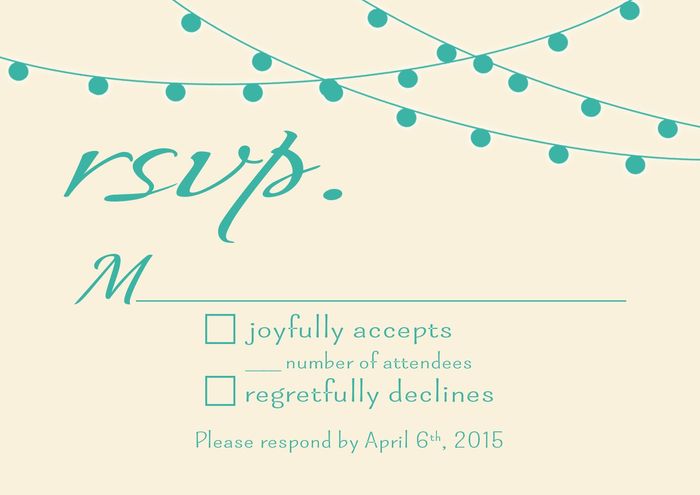 SHOW ME YOUR : Wedding Invitations / RSVP Cards!
