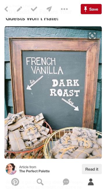 Coffee Favors