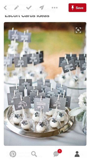 Seating chart inspiration!