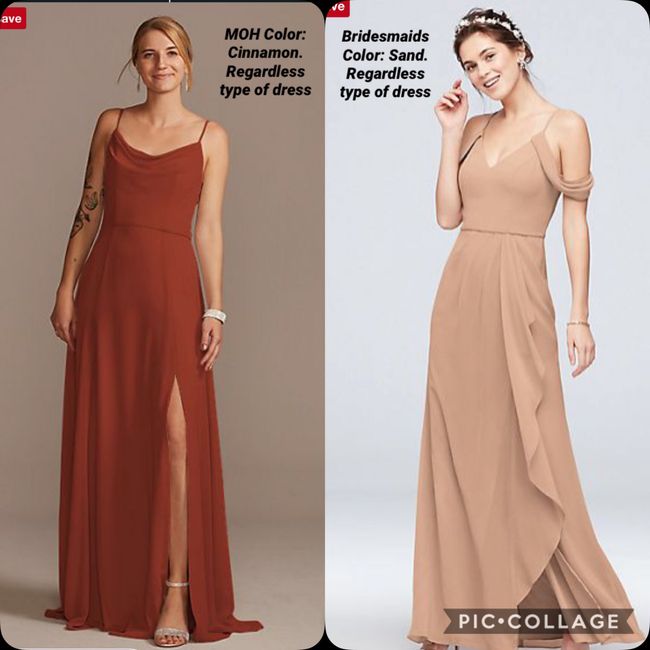 Can’t decide on bridesmaid dresses. Help!!! 2