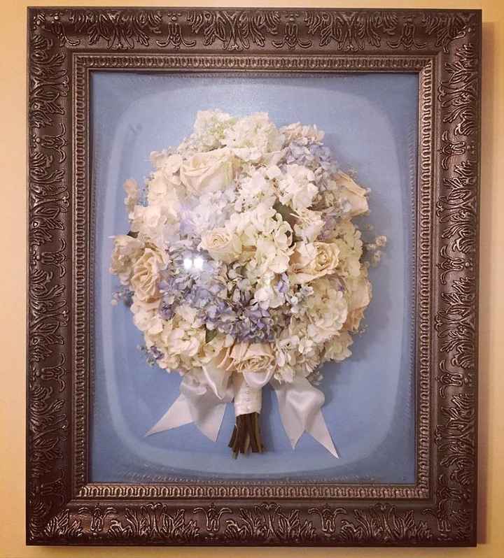 My (preserved) wedding bouquet!!