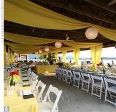 Make a picnic shelter look classy?