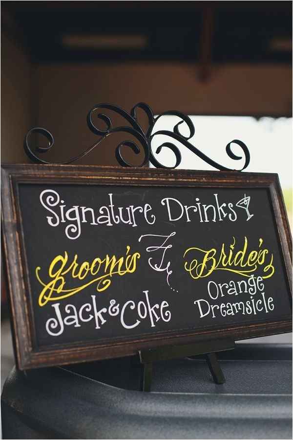 Name for signature drink