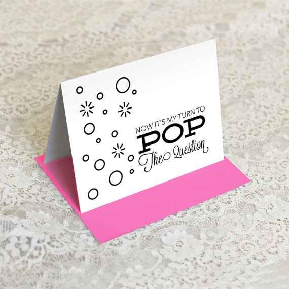Proposing to your Bridesmaids -- cheesy or?