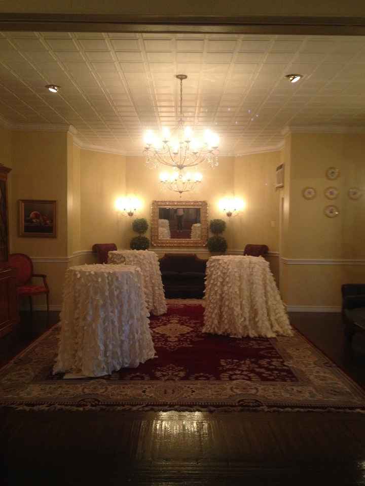 Show off your venues! (PS FH was being his sexy self in my pics)