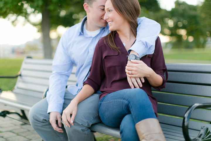 Stick to solid colors for engagement session?