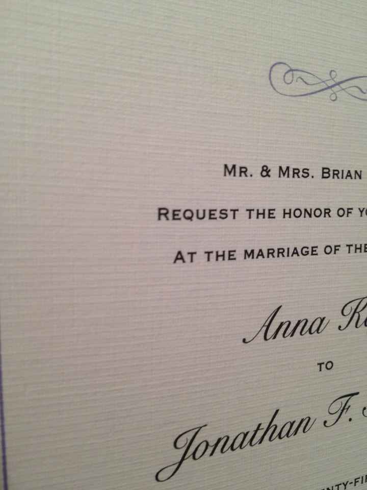 Wedding Invitations!!