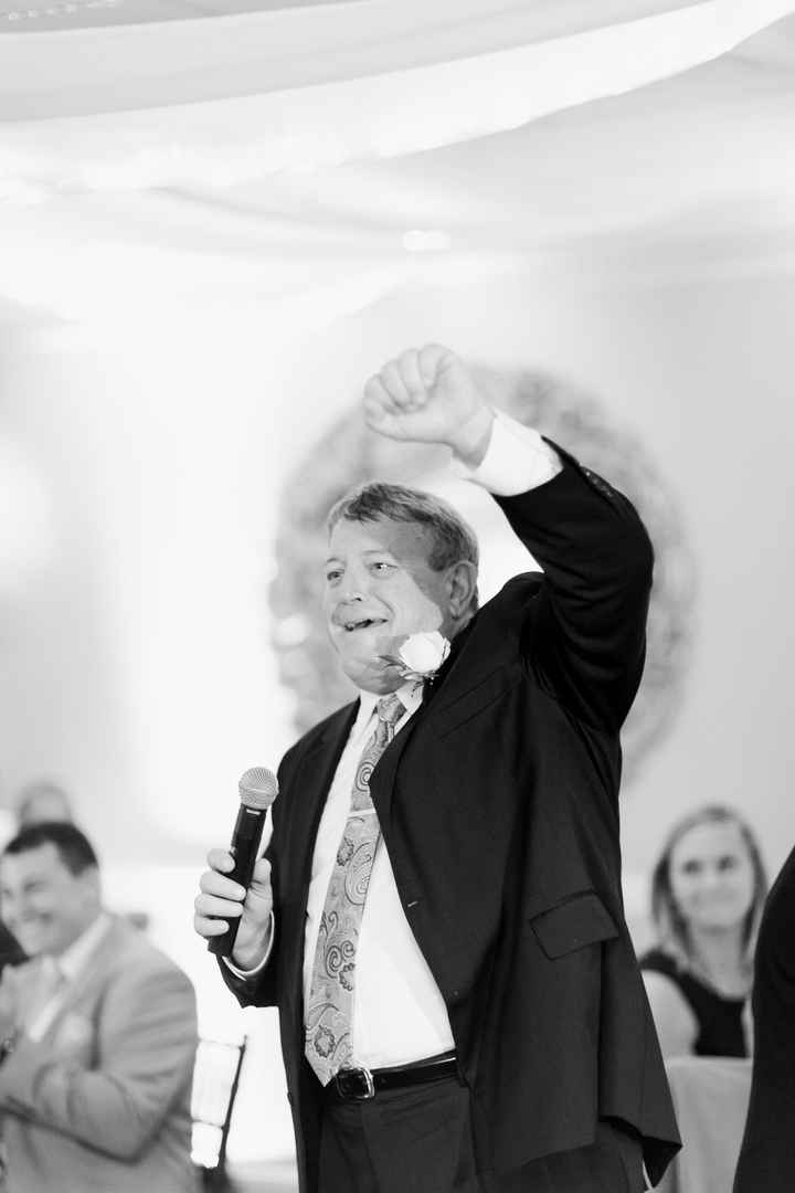 Toasts at your reception: Who is making them?