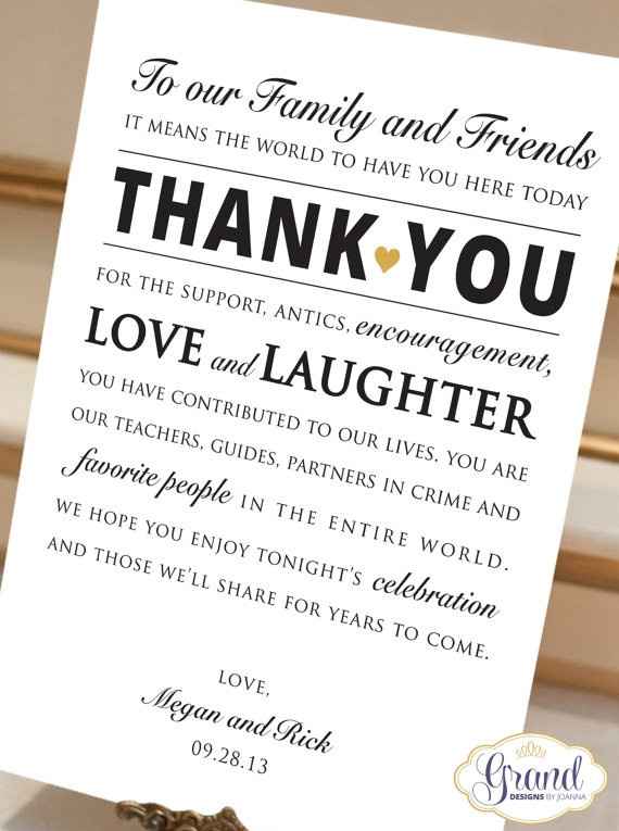 Wedding signs