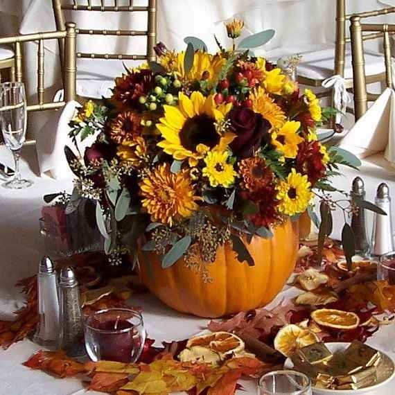 Centerpieces for October