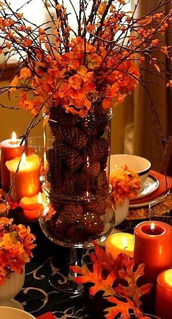 Centerpieces for October
