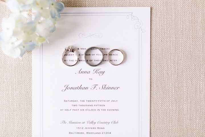 Let's see your wedding invites