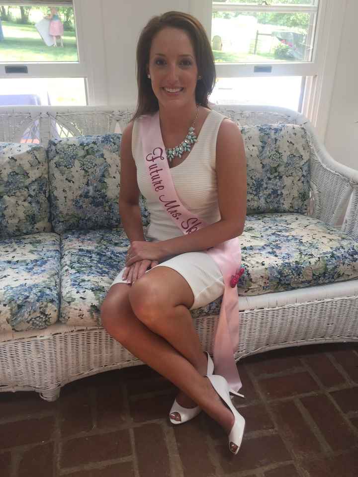 Bridal shower outfit