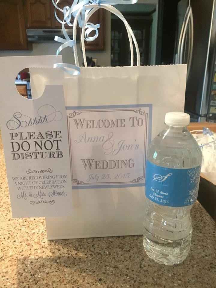 Welcome bags