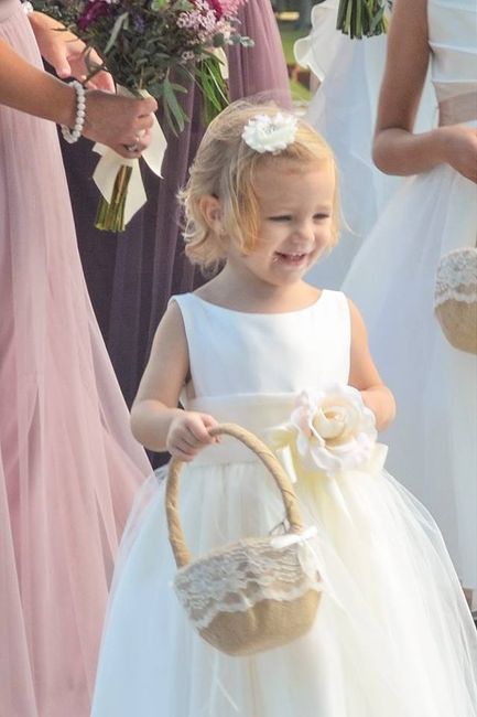 What are flowers girls dress based on?