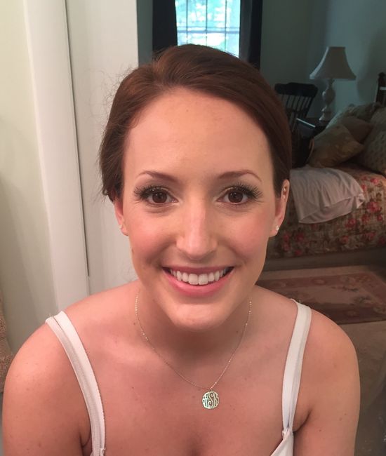 Show me your - wedding makeup!