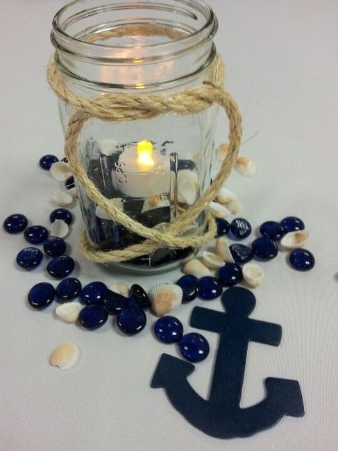 Centerpiece/ Beach theme. Thoughts?!
