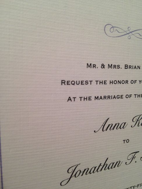 Wedding Invitations!!