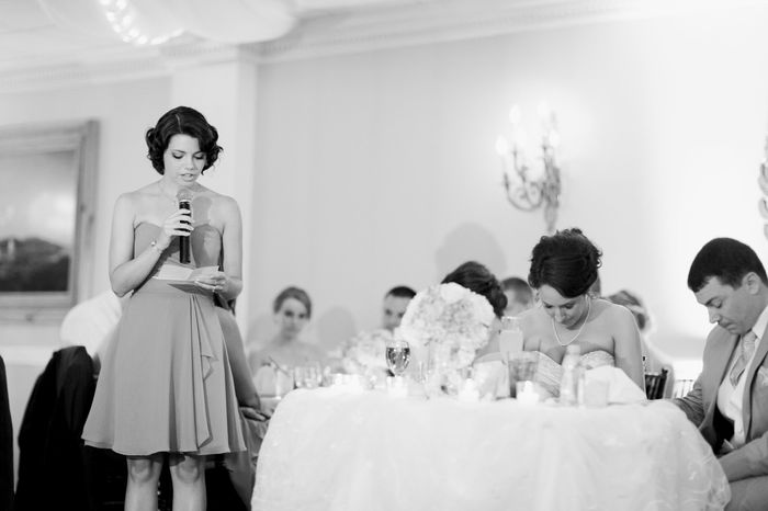 Toasts at your reception: Who is making them?