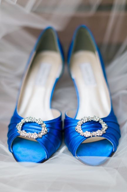 Wedding shoes: A hint of sparkle or big bling?