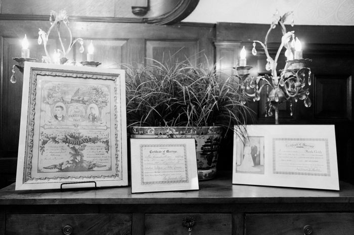 Reception decor