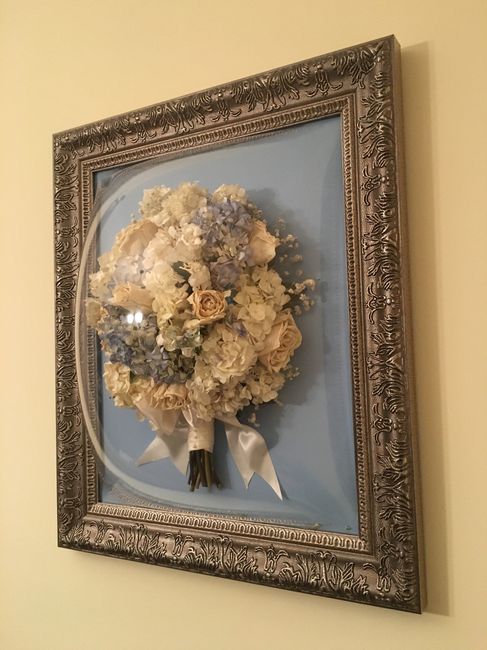 My (preserved) wedding bouquet!!