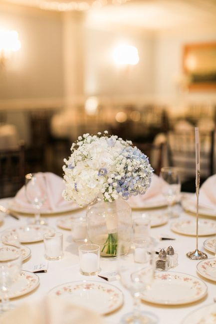 What to do with the bridemaids' bouquets at the reception