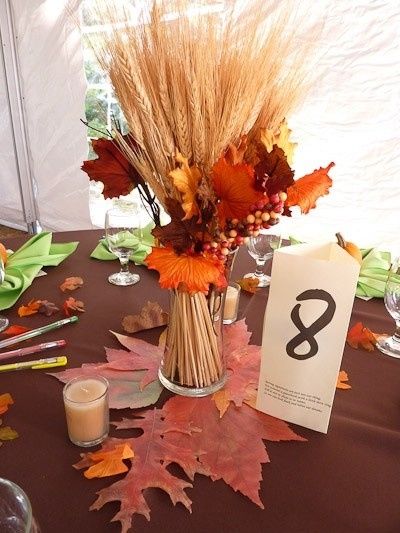 Centerpieces for October