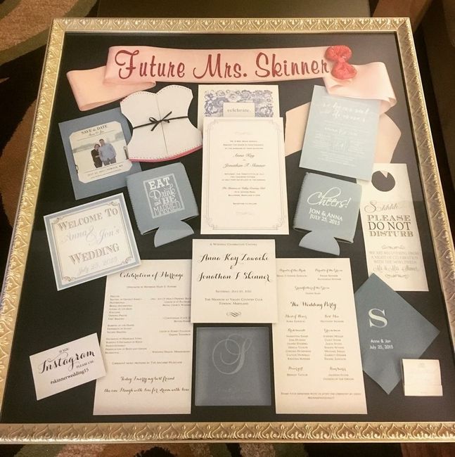 Shadow box of memories