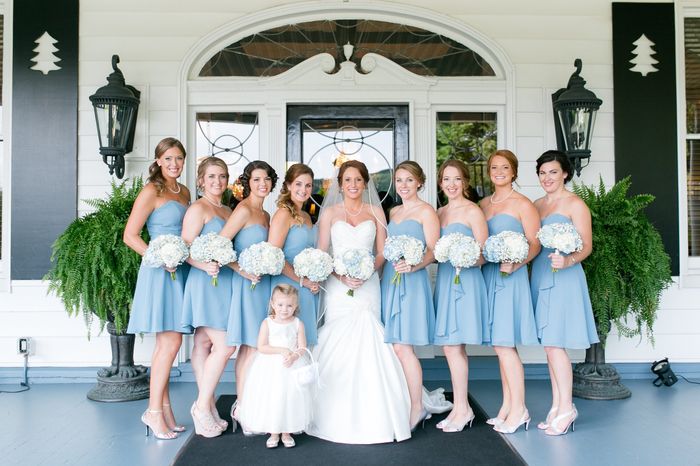 Bridesmaid hair and makeup