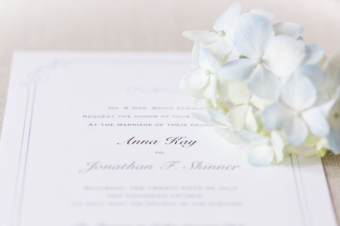 Wedding invites