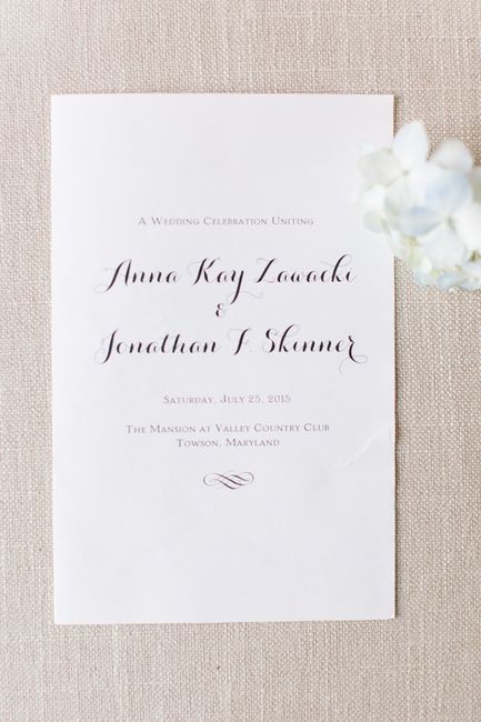 Wedding ceremony programs?