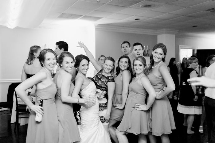 Show me the most awkward photo taken at your wedding!