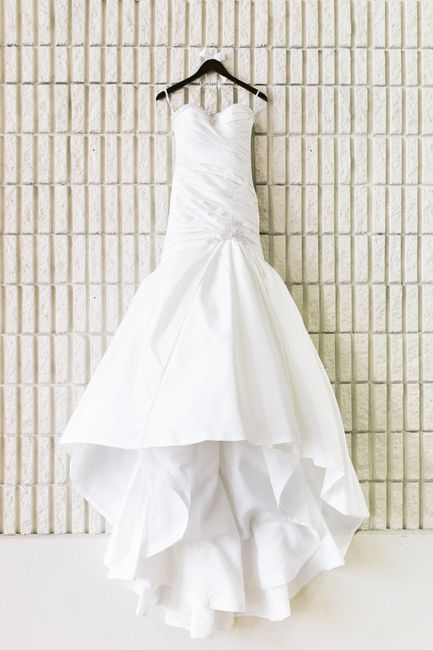 taffeta Wedding gown