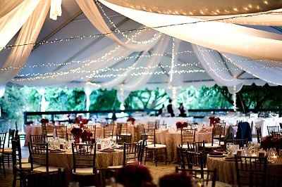 Getting married in a back yard with a tent?