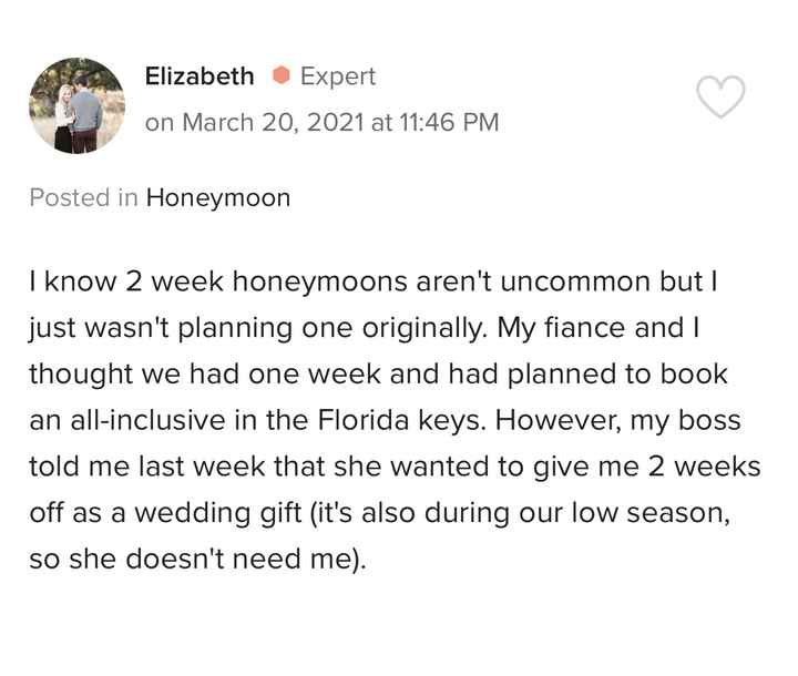 Quitting my job after the wedding - 1