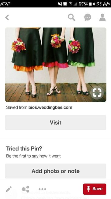 Bridesmaid dress color Delma
