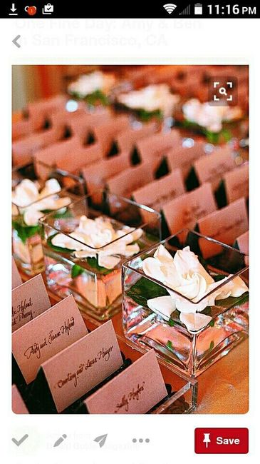 Show me your escort cards/favors