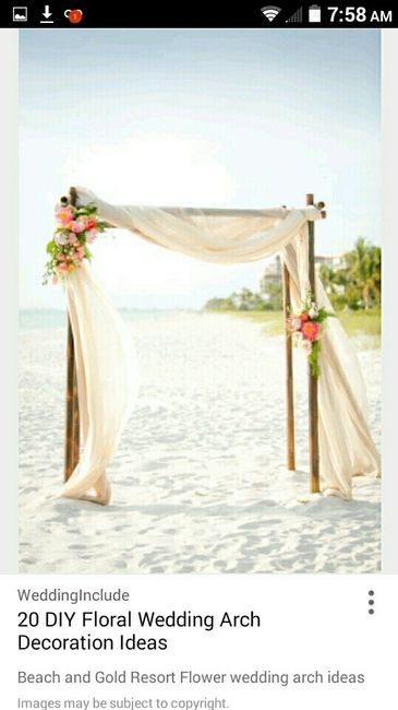 How to drape an arbor