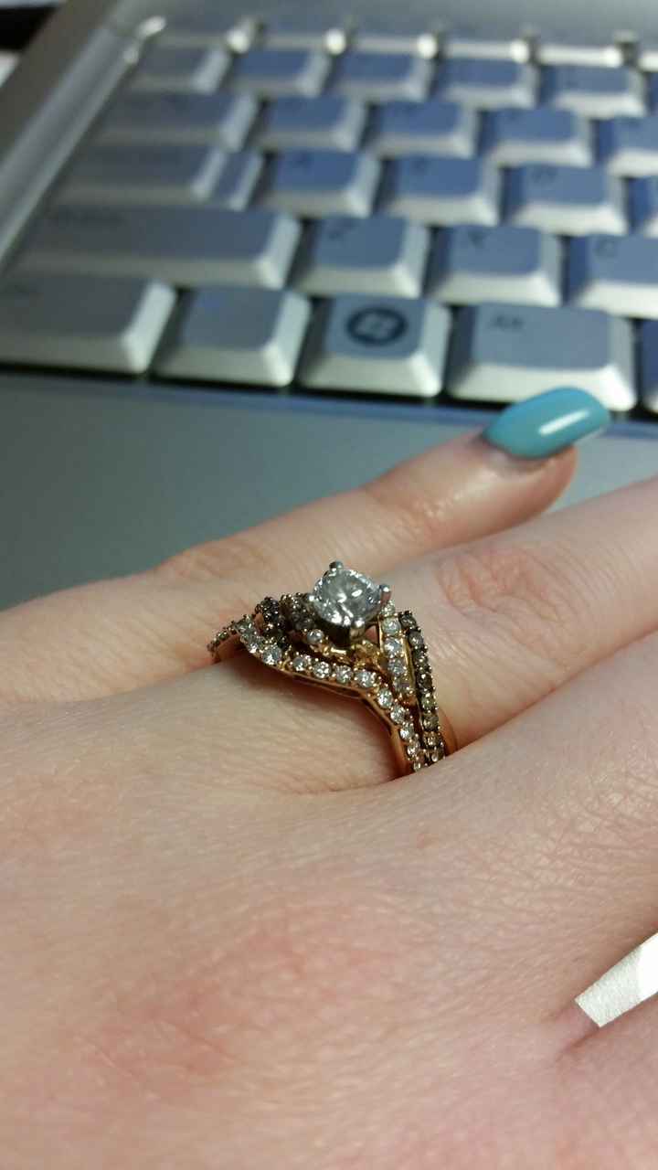 SPINOFF: Whether you like your engagement ring or not, let's see them!